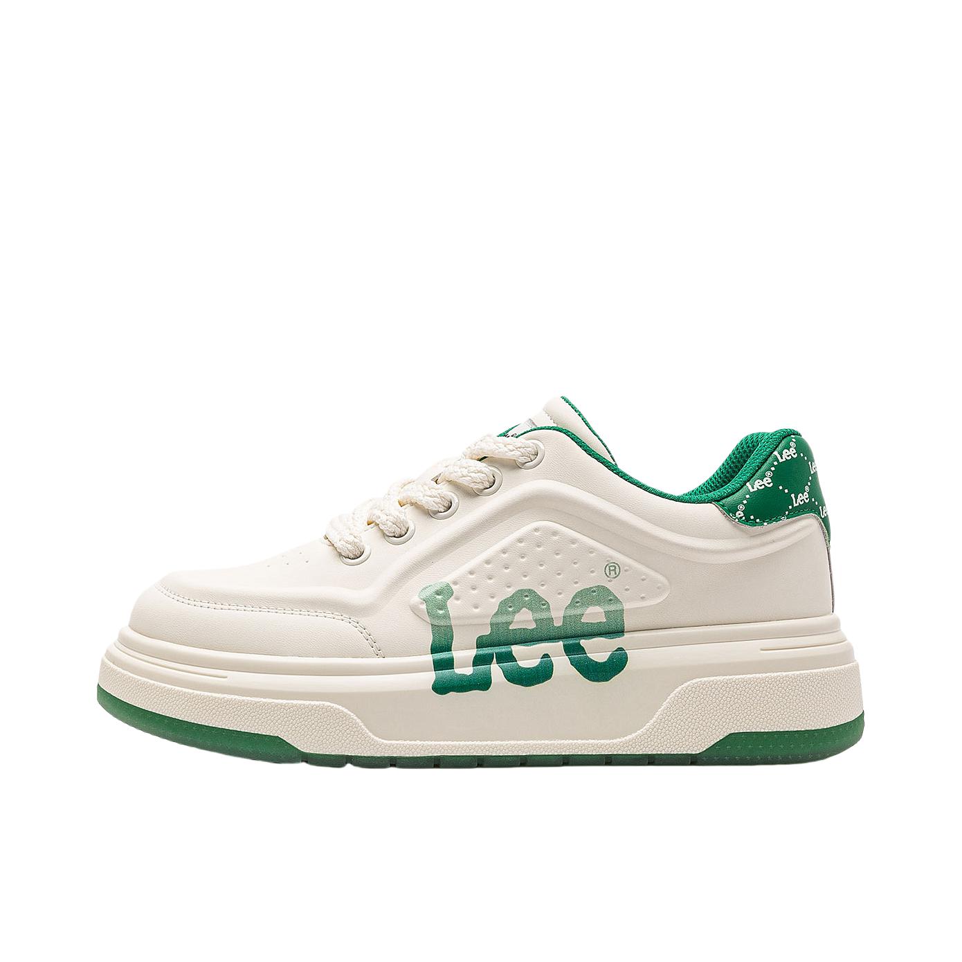 推荐商品：Lee 板鞋 百搭休闲厚底增高 L253UB583 绿色