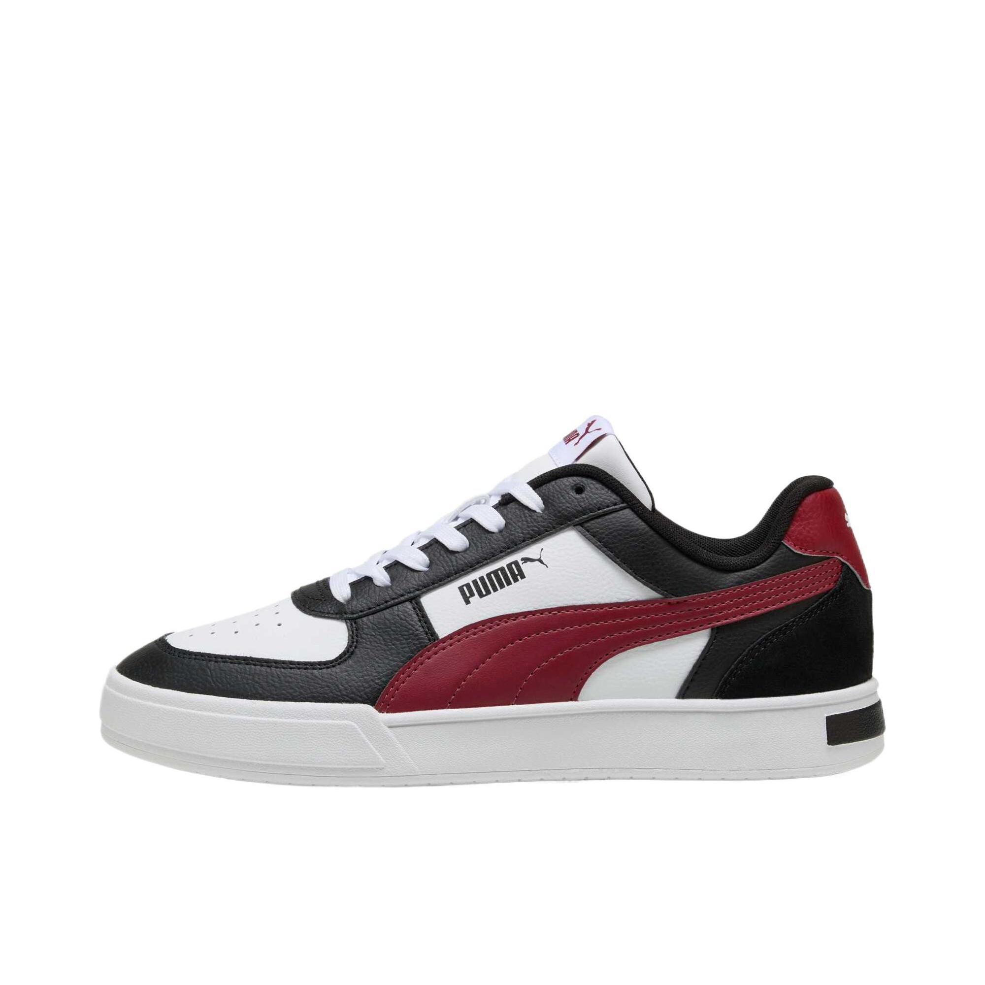 推荐商品：Puma/彪马 Caven Dime 小白鞋 板鞋 缓震回弹防滑耐磨轻便透气舒适百搭复古薄底美式流光风 白色/大红色/黑色