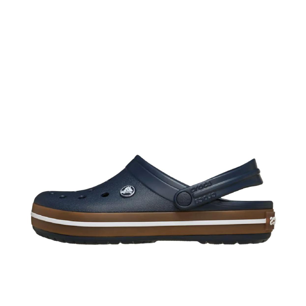 推荐商品：Crocs/卡骆驰 Crocband Clog 卡骆班 防滑耐磨 圆头 轻便透气 包头沙滩 一脚蹬 户外 洞洞鞋 穿孔 凉鞋 海军蓝