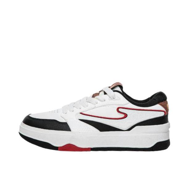 推荐商品：鸿星尔克 板鞋 简约防滑耐磨复古 11126101034 白色/黑色