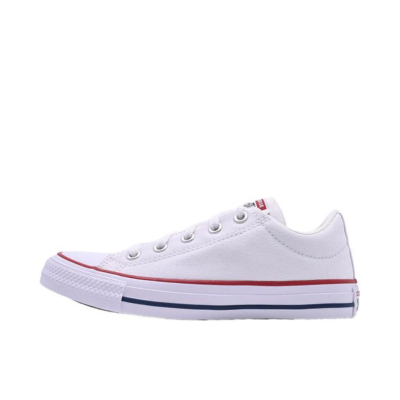 推荐商品：Converse/匡威 Chuck Taylor All Star Madison 舒适百搭 防滑耐磨 轻便透气 帆布鞋 羽白色/红色