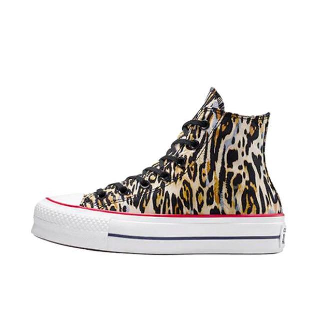 推荐商品：Converse/匡威 Chuck Taylor All Star Lift 帆布鞋 简约复古经典防滑耐磨舒适厚底圆头甜酷贴合松糕底流光风 女款/米色/黑色/羽白色