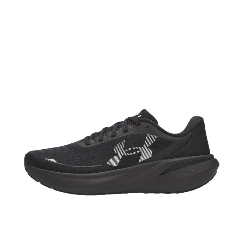 推荐商品：Under Armour/安德玛 Rebel v5 跑鞋 缓震轻量舒适回弹支撑贴合 全黑色