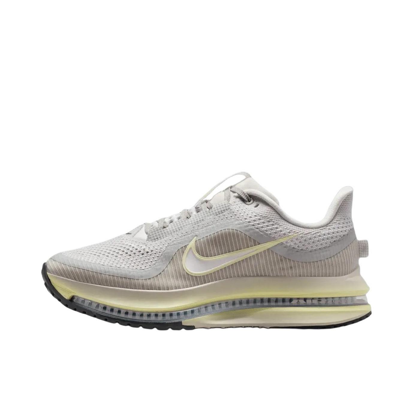 推荐商品：Nike Pegasus Premium 顶级飞马 跑鞋 缓震支撑贴合短跑回弹泡绵耐用 浅灰色/黄色
