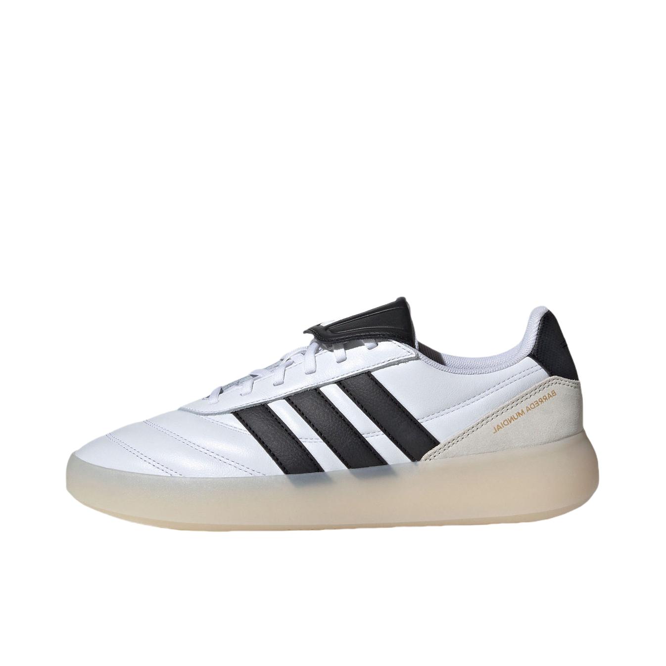 推荐商品：adidas BARREDA MUNDIAL 板鞋 百搭时尚舒适贴合圆头 白色/黑色/矾土棕