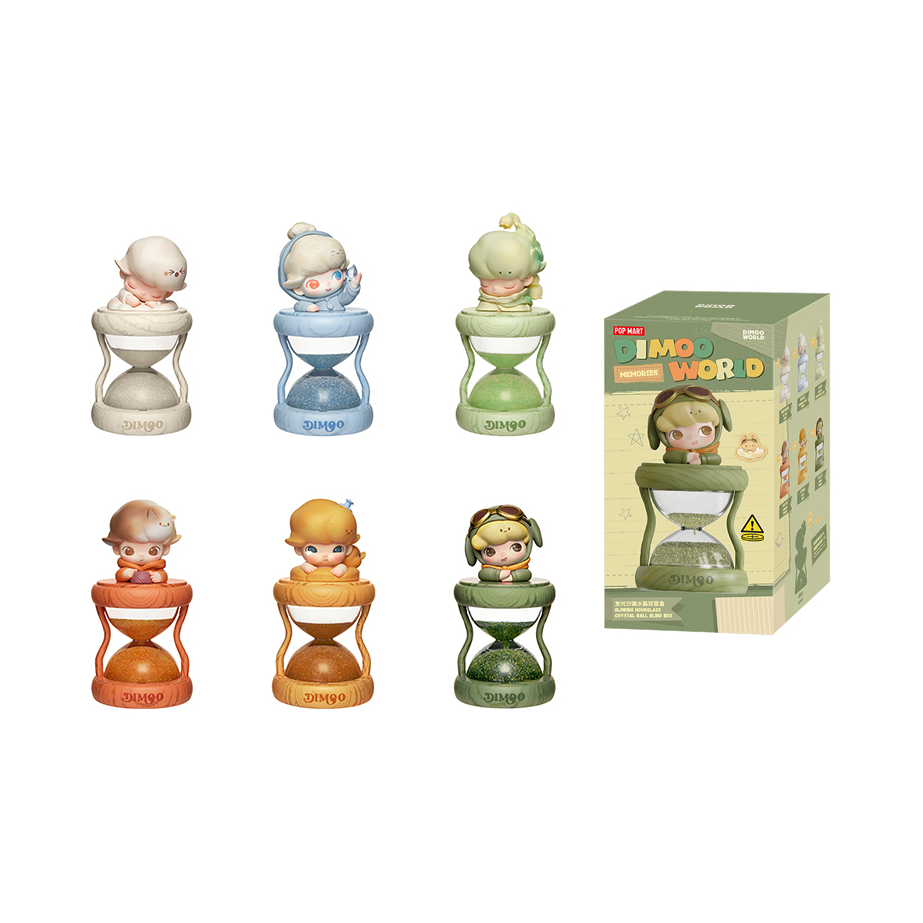 推荐商品：POP MART/泡泡玛特 DIMOO 限定时光系列 沙漏水晶球 盲盒