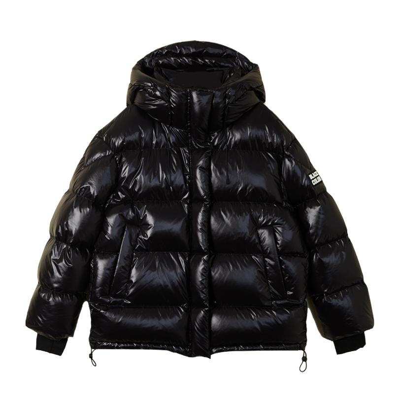 推荐商品：BLACK&COLOR 白鸭绒纯色短款羽绒服 男女同款 BD33778 黑 