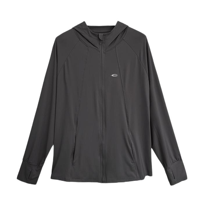 推荐商品：ckdh 透气凉感连帽长袖防晒衣 FSY202403 经典黑