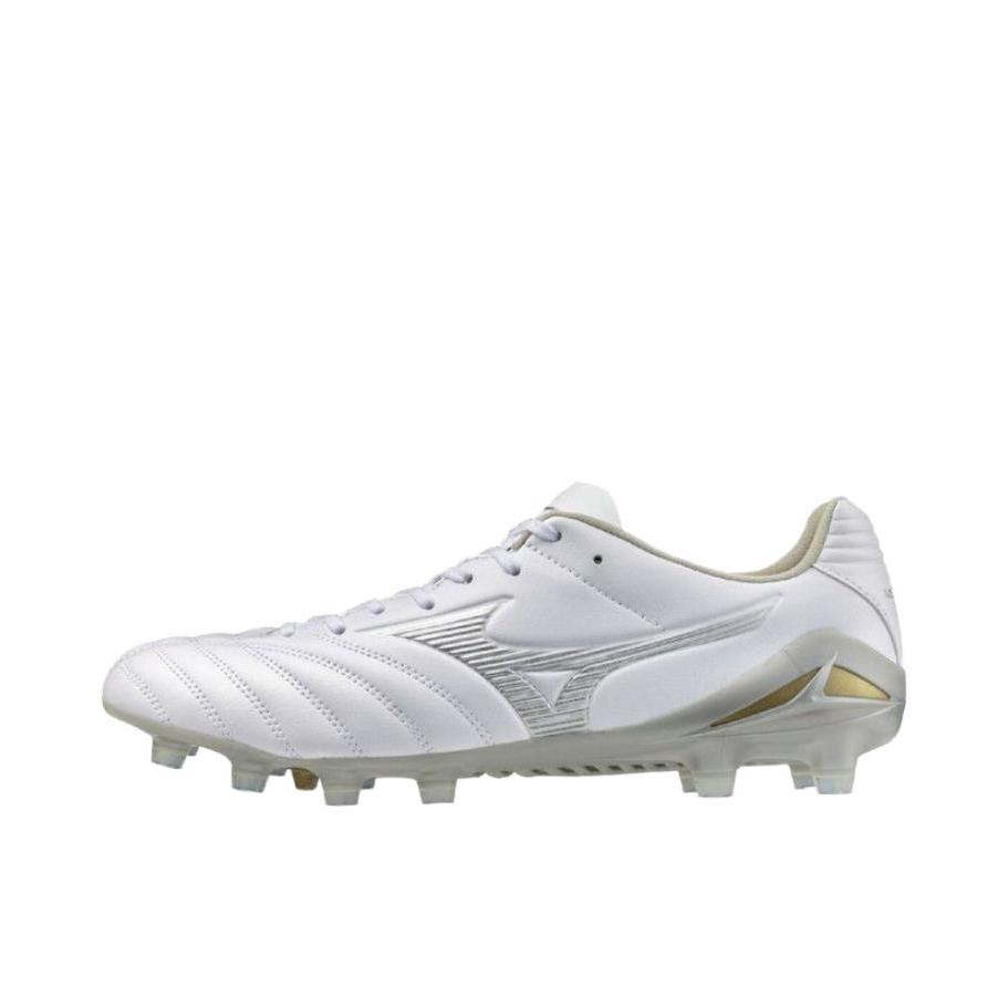 推荐商品：Mizuno/美津浓 Monarcida neo 3 ELITE 袋鼠皮 防滑 耐磨 圆头 足球鞋 白色/星空银