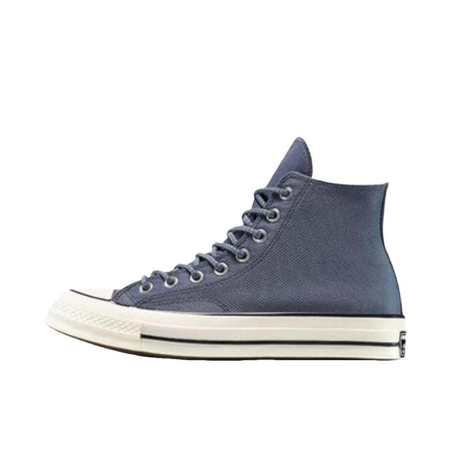推荐商品：Converse/匡威 Chuck 70 帆布鞋 防滑耐磨薄底轻便透气舒适百搭复古时尚贴合圆头流光风 蓝色/奶白色