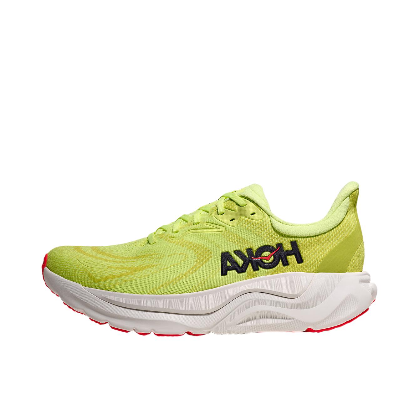 推荐商品：HOKA ONE ONE ARAHI 8 跑鞋 稳定支撑透气户外缓震 闪柚绿/赤焰红