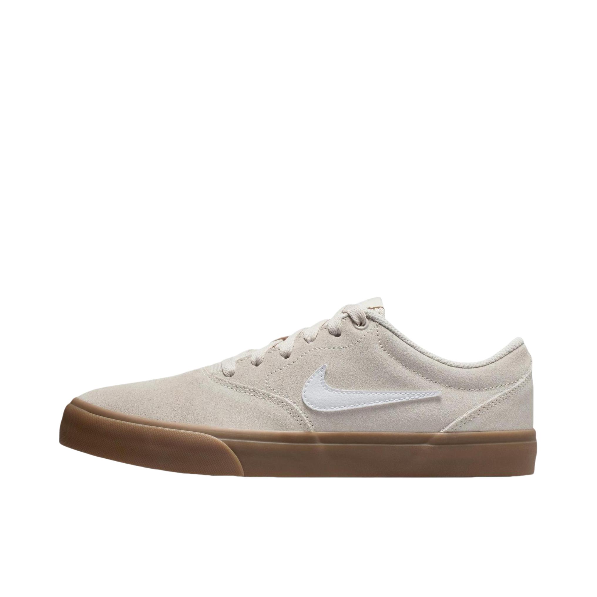 推荐商品：Nike SB Chron 复古休闲 包裹性 舒适百搭 轻便透气 时尚 防滑耐磨 板鞋 浅土褐/白色/橡皮中褐