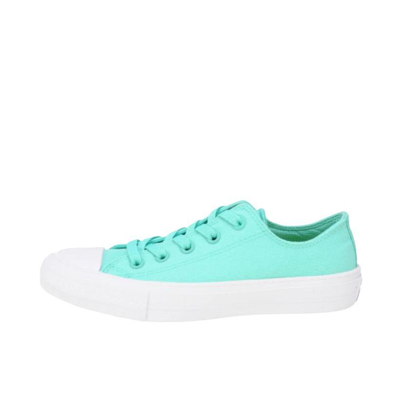 推荐商品：Converse/匡威 Chuck Taylor All Star II Ox 帆布鞋 防滑耐磨减震轻便舒适百搭时尚 青色