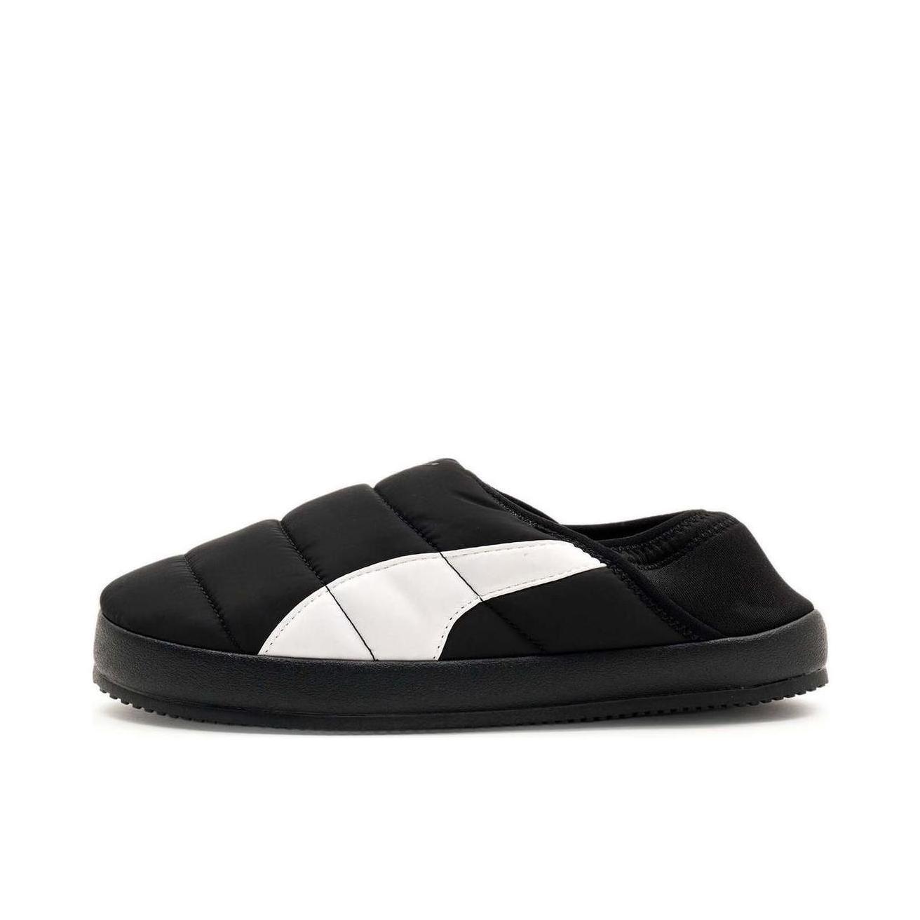推荐商品：Puma/彪马 Tuff Padded FS Gloss 包头 低跟 平底 女款拖鞋 396221 黑色