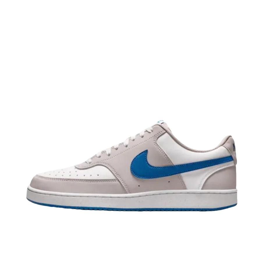 推荐商品：Nike Court Vision 板鞋 复古缓震抓地防滑轻便 浅灰色/白色