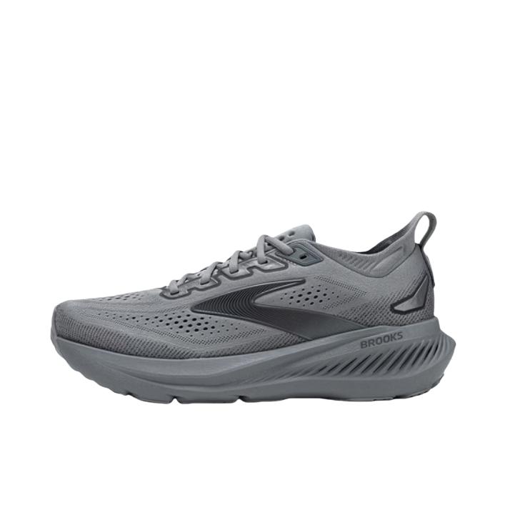 推荐商品：Brooks/布鲁克斯 Glycerin 甘油23 跑鞋 缓震时尚舒适耐磨支撑回弹圆头减震 灰色/黑珍珠/黑色