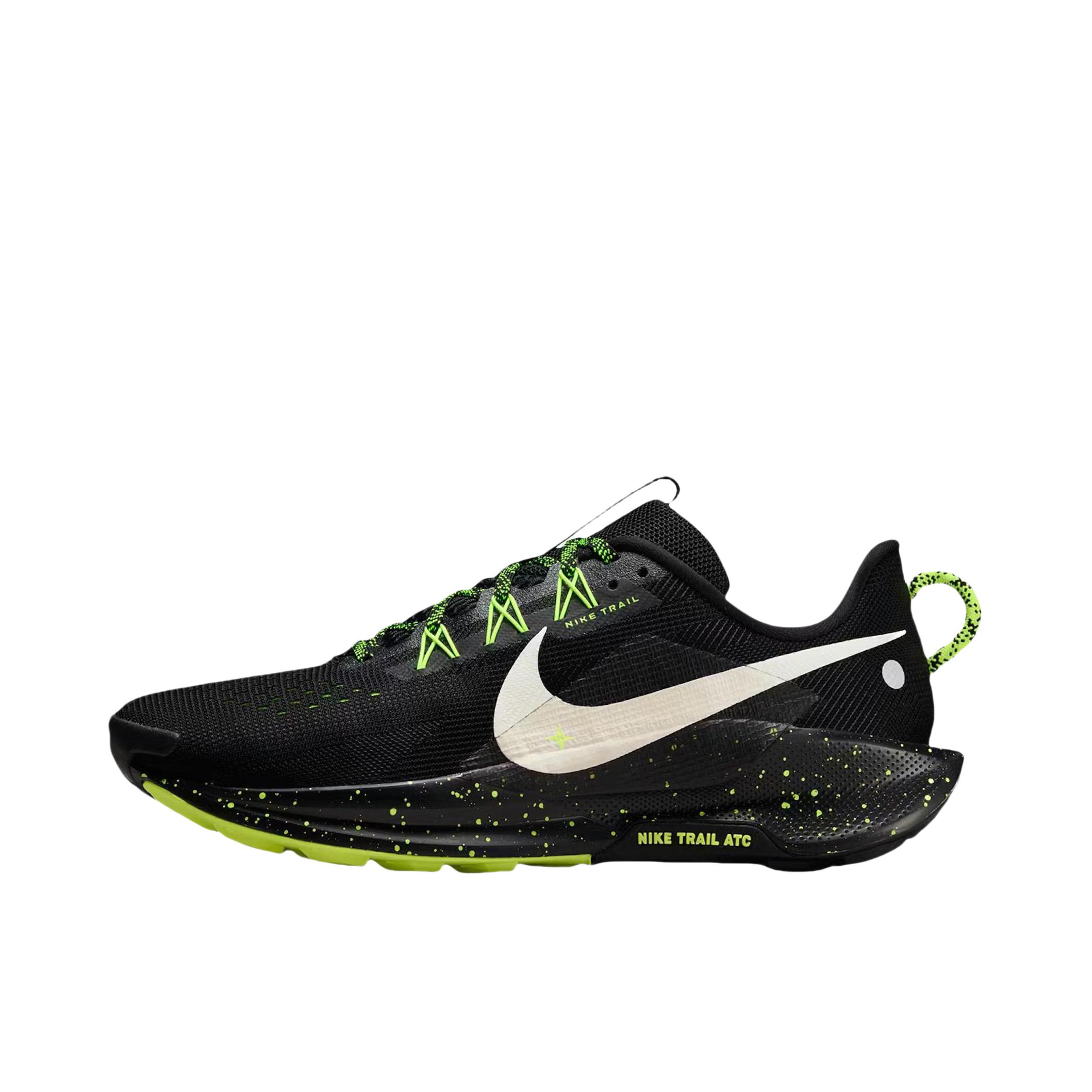 推荐商品：Nike Pegasus Trail 5 跑鞋 越野耐磨防水缓震训练回弹贴合耐用 男款/黑色/绿色/白色