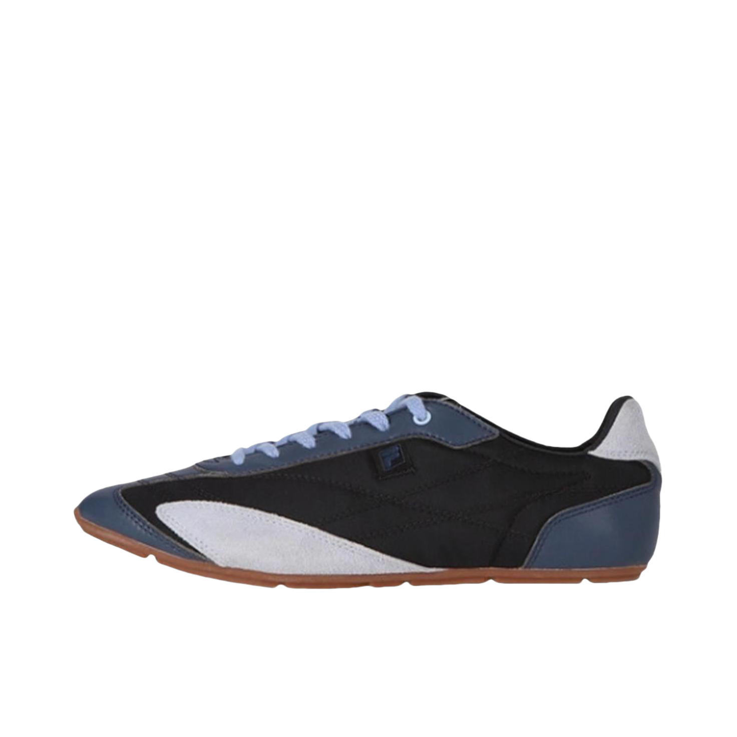 推荐商品：FILA/斐乐 Ritmo Slick LX 运动休闲鞋 百搭平跟系带橡胶 蓝色/红色