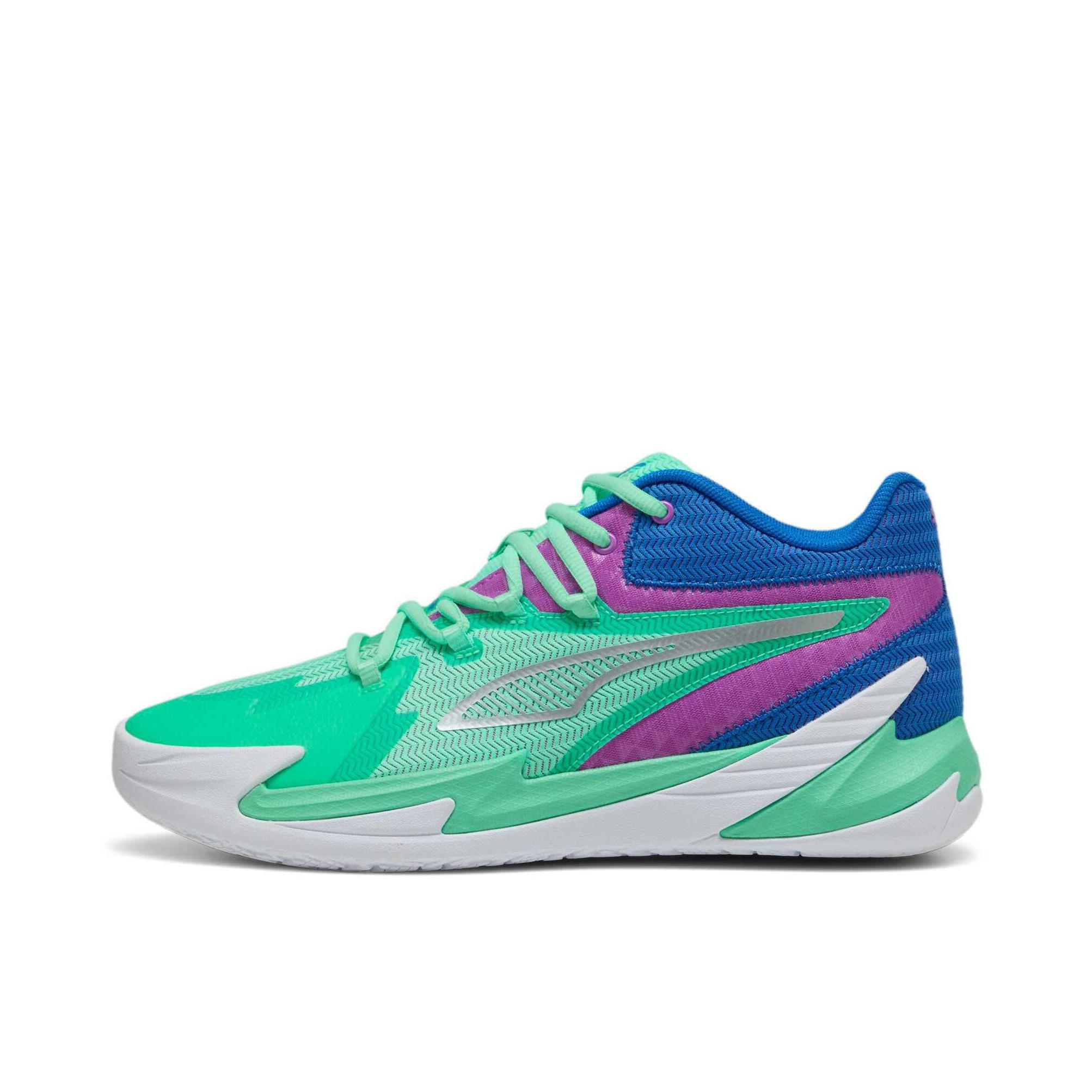 推荐商品：Puma/彪马 Dagger 防滑耐磨 舒适缓震 低帮 支撑 篮球鞋 亮绿色  