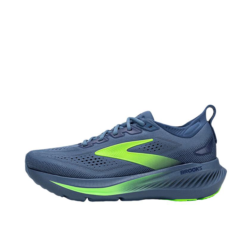 推荐商品：Brooks/布鲁克斯 Glycerin 甘油23 跑鞋 缓震时尚舒适耐磨支撑回弹圆头减震 月光灰/蓝色/壁虎绿