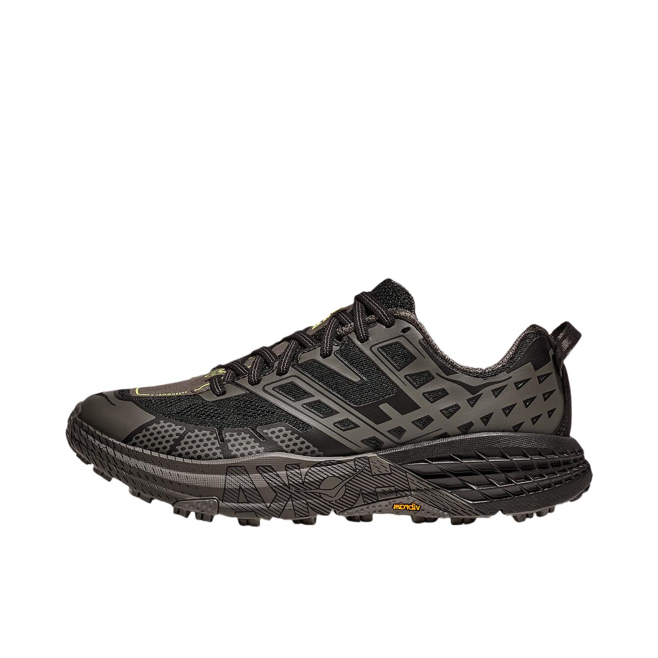 推荐商品：HOKA ONE ONE Speedgoat 2 飞速羚羊 防滑耐磨 透气 减震 运动 跑鞋 黑色/冷隧灰 