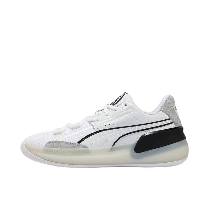 推荐商品：Puma/彪马 Clyde Hardwood Team 舒适缓震 网布透气 防滑耐磨 篮球鞋 白色/黑色/灰色