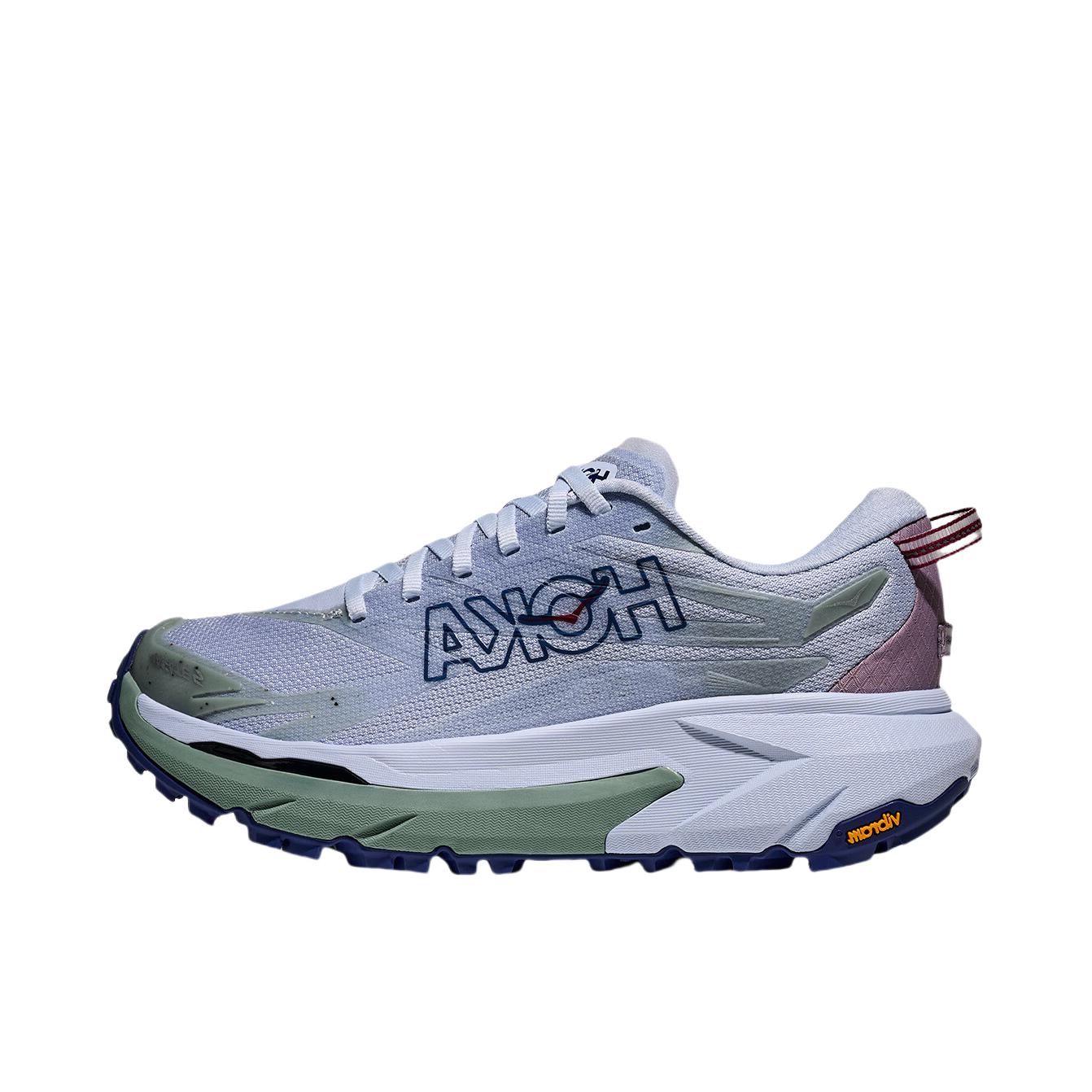 推荐商品：HOKA ONE ONE 马法特 5 MAFATE 5 越野跑鞋 公路透气复古超轻 晨曦蓝/迷迭绿 