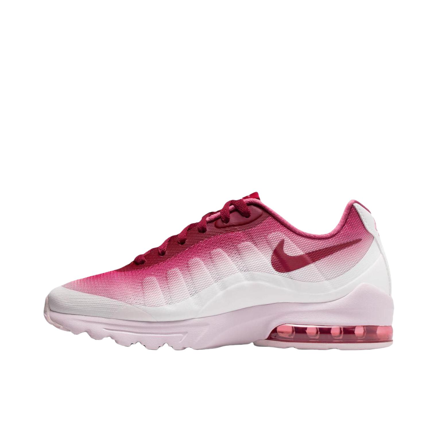 推荐商品：Nike Air Max Invigor 跑鞋 减震耐磨休闲透气低帮回弹织物合成革舒适 女款/白色/红色