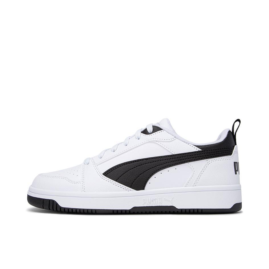 推荐商品：Puma/彪马 Rebound V6 小白鞋 板鞋 防滑耐磨舒适透气轻便复古百搭薄底耐穿篮球风 熊猫/黑色/深白色