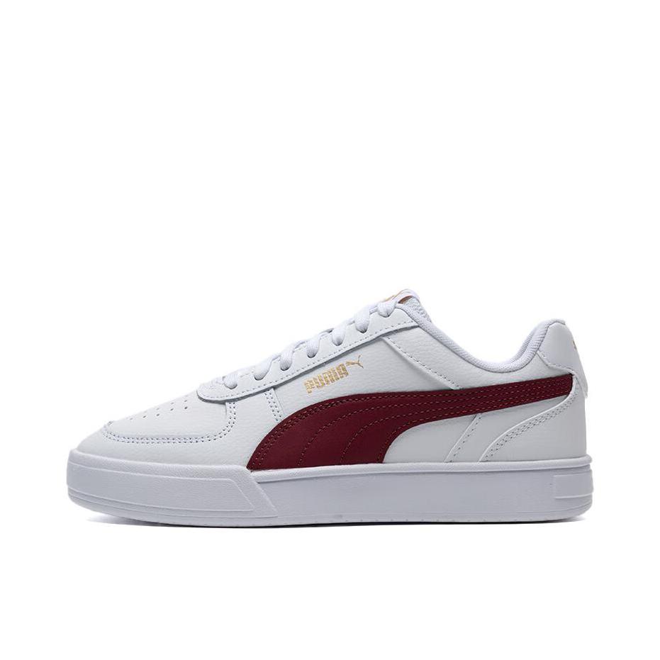 推荐商品：Puma/彪马 Caven Dime 小白鞋 板鞋 缓震回弹防滑耐磨轻便透气舒适百搭复古薄底美式流光风 正白色/红色