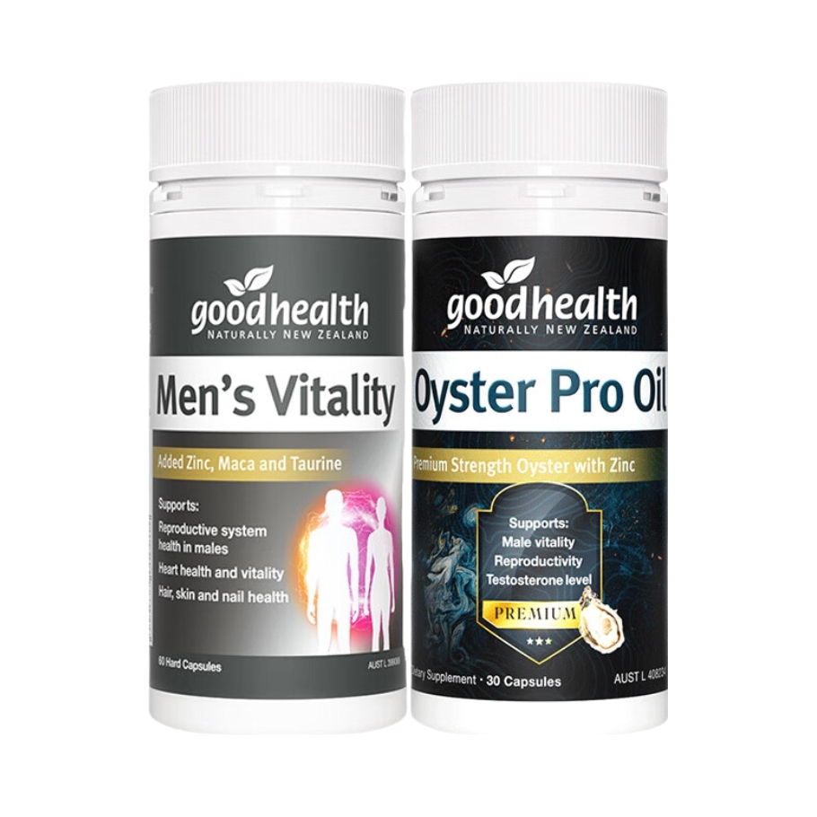 推荐商品：goodhealth 牡蛎精油pro+高能玛咖精华 组合装