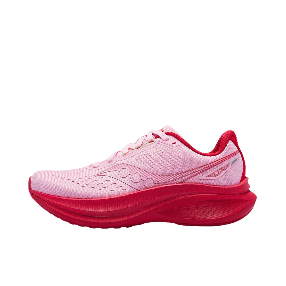 推荐商品：Saucony/索康尼 TIDE 4 跑鞋 训练缓震轻量慢跑回弹 女款/粉色/红色