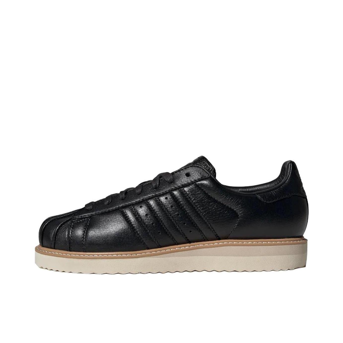 推荐商品：adidas Originals Superstar lux 板鞋 厚底百搭防滑耐磨贴合贝壳头 黑色