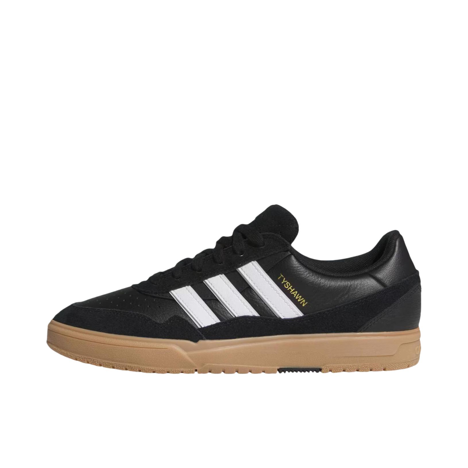 推荐商品：adidas Originals Tyshawn II 板鞋 时尚舒适百搭防滑耐磨支撑贴合 黑色/棕色