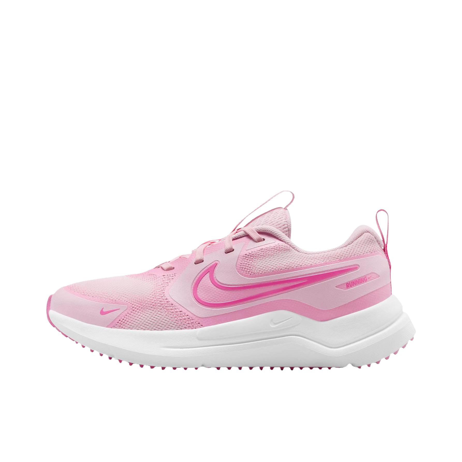 推荐商品：Nike Cosmic Runner 跑鞋 防滑耐磨舒适透气缓震轻便低帮平跟时尚百搭贴合 大童/泡沫粉/趣味粉/上升粉