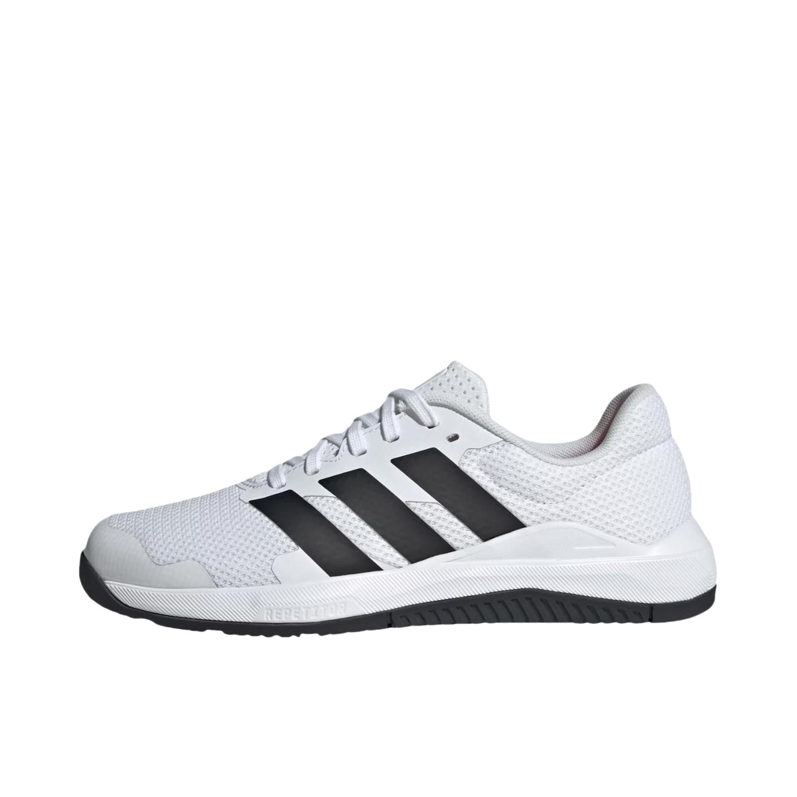 推荐商品：adidas Dropset Base 训练鞋 百搭支撑低帮厚底 珍珠白