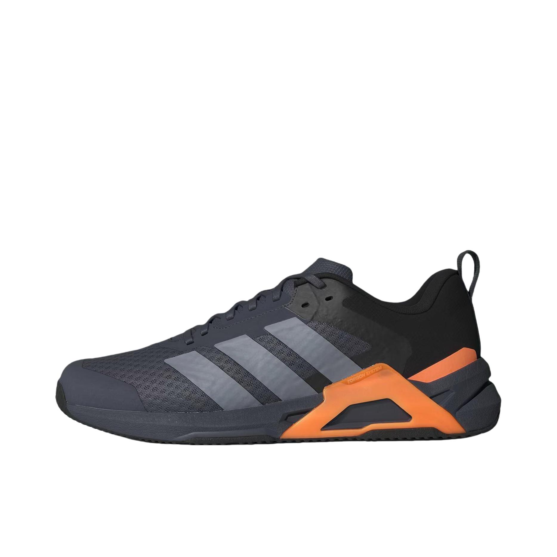 推荐商品：adidas Dropset Control 训练鞋 支撑稳定低帮舒适潮流 宽版/黑色/橙色