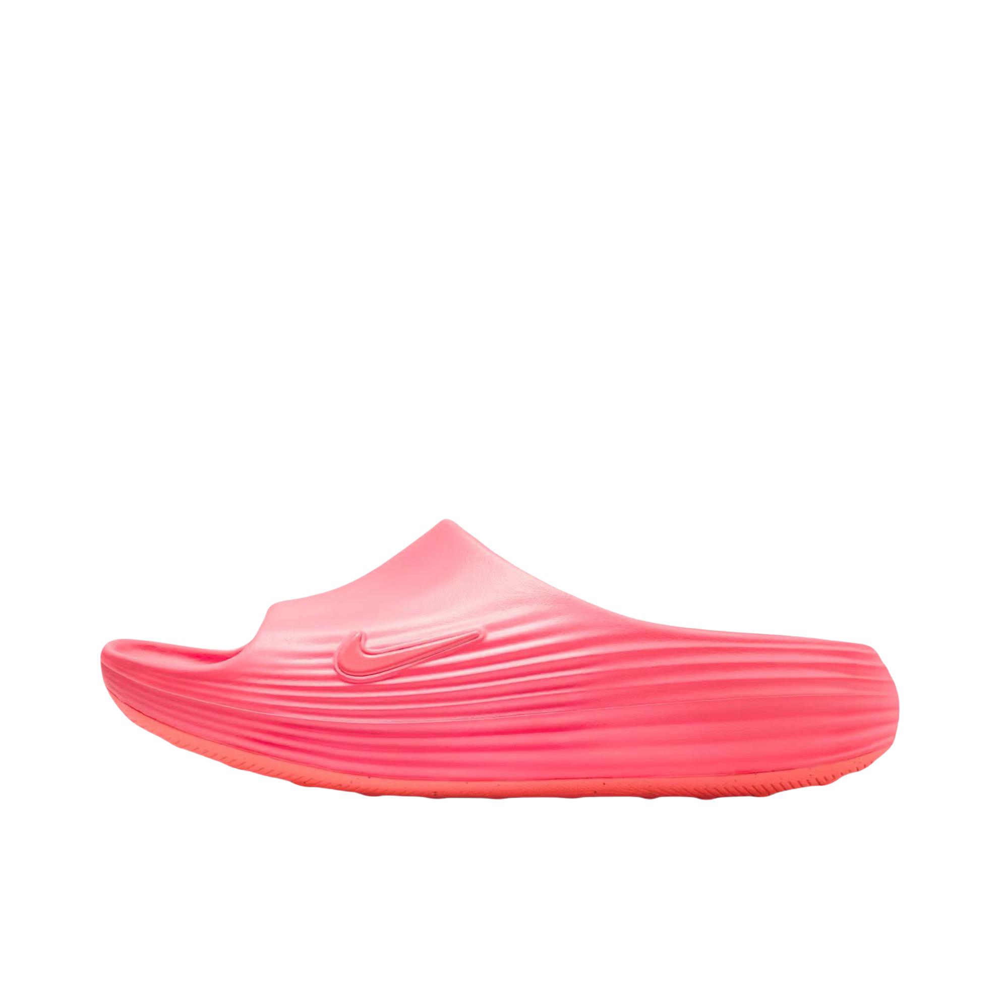 推荐商品：Nike ReactX Rejuven8 舒适 防滑 一字 平底 一脚蹬 拖鞋 粉色