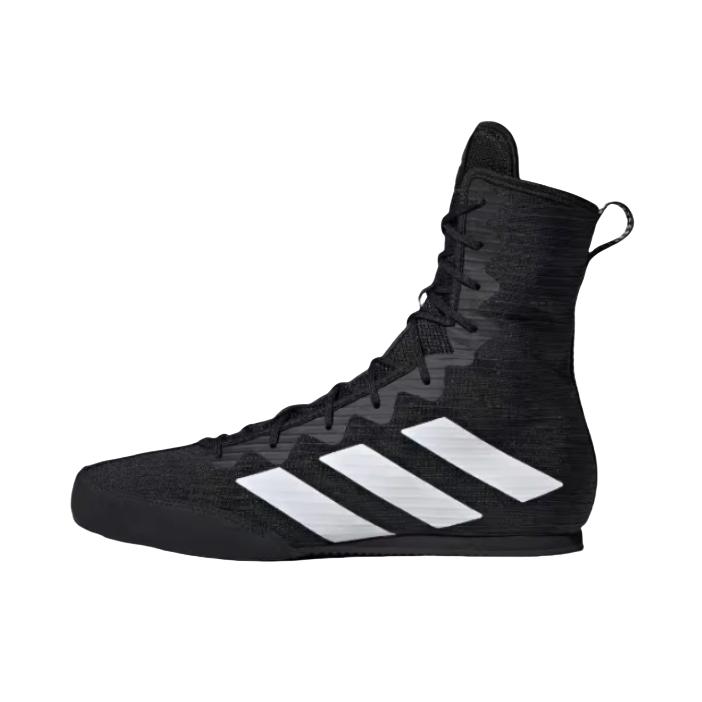 推荐商品：adidas Box Hog 4 防滑耐磨 轻便 中高帮 舒适百搭 训练鞋 黑色/白色