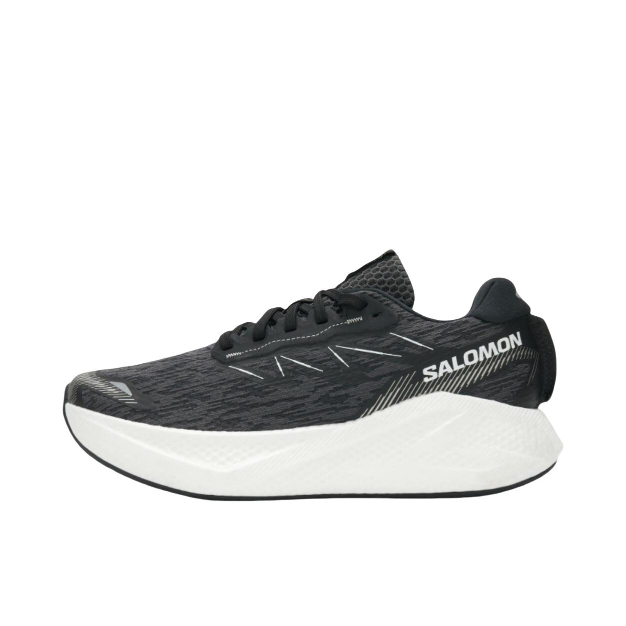 推荐商品：Salomon/萨洛蒙 AERO GLIDE 4 跑鞋 透气缓震跑步运动轻户外耐穿越野回弹减震包裹性贴合 黑色