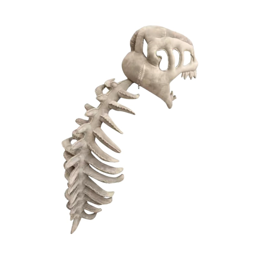 推荐商品：恐龙骨架模型头套 周边