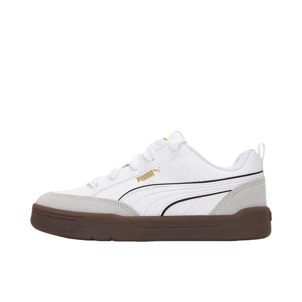 推荐商品：Puma/彪马 Park Lifestyle OG 面包鞋 板鞋 百搭休闲轻松舒适防滑耐磨复古轻便增高包裹性 白色/灰色 