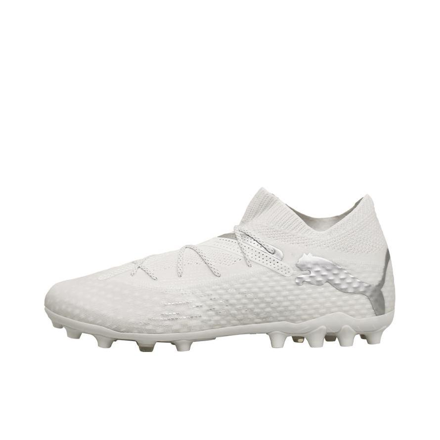 推荐商品：Puma/彪马 Future 7 Match MG 胶质短钉 包裹性支撑 人造草坪 耐磨 足球鞋 钉鞋 白色/银色
