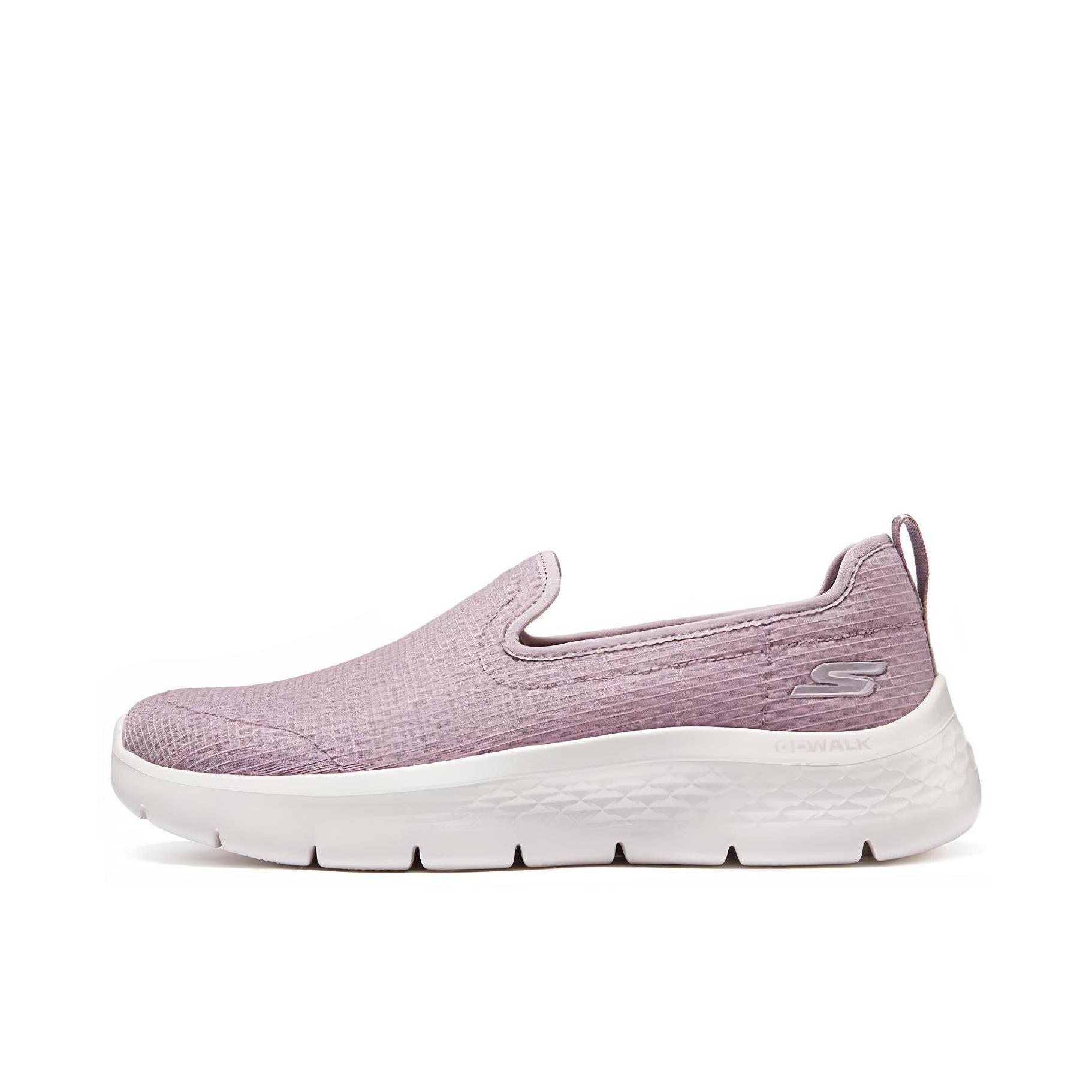 推荐商品：Skechers/斯凯奇 Go Walk Flex 防滑耐磨 缓震软底 舒适轻便 网面透气 一脚蹬 运动休闲鞋 女款/茱萸粉