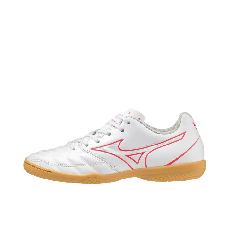 推荐商品：Mizuno/美津浓 NEO MONARCIDA III SELECT IN 平底百搭 橡胶 圆头 足球鞋 大童/白色