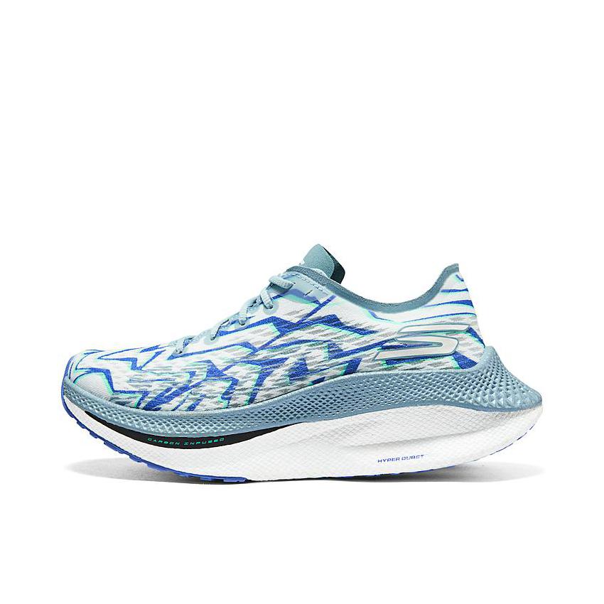 推荐商品：Skechers/斯凯奇 GO RUN ALPHA TEMPO 缓震透气 防滑耐磨 足弓支撑 百搭时尚 跑鞋 172063 女款/蓝色/白色