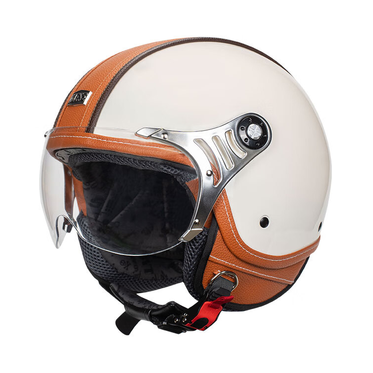 推荐商品：C-RIDING 618 3C认证 3/4盔 ABS 复古巡航 轻盈 透气 防撞 电动车头盔