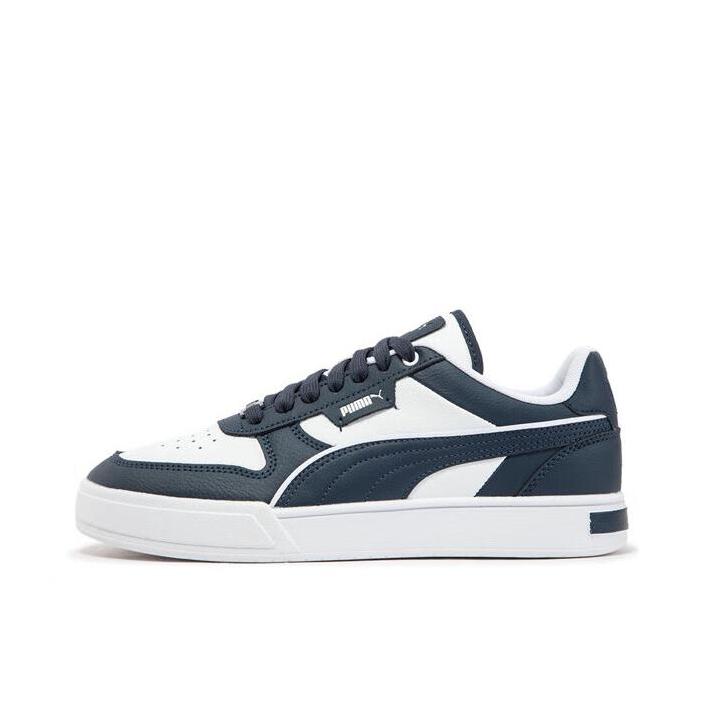 推荐商品：Puma/彪马 Caven Dime 小白鞋 板鞋 缓震回弹防滑耐磨轻便透气舒适百搭复古薄底美式流光风 白色/海军蓝