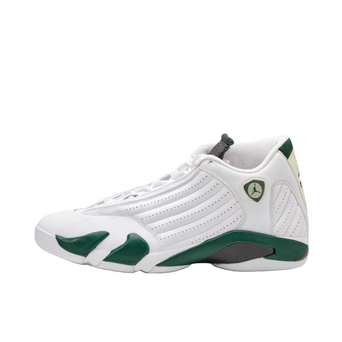 推荐商品：Air Jordan 14 篮球鞋 zoom air缓震包裹性支撑防滑耐磨复古简约 白色