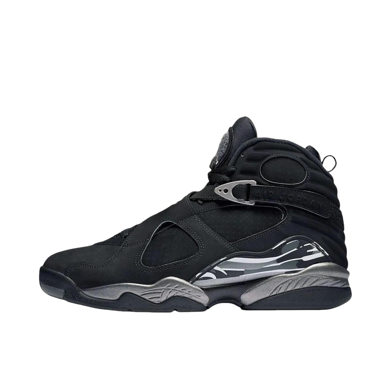 推荐商品：Air Jordan 8 运动休闲鞋 减震轻便防滑耐磨舒适百搭复古包裹性合成革支撑 2026/黑色
